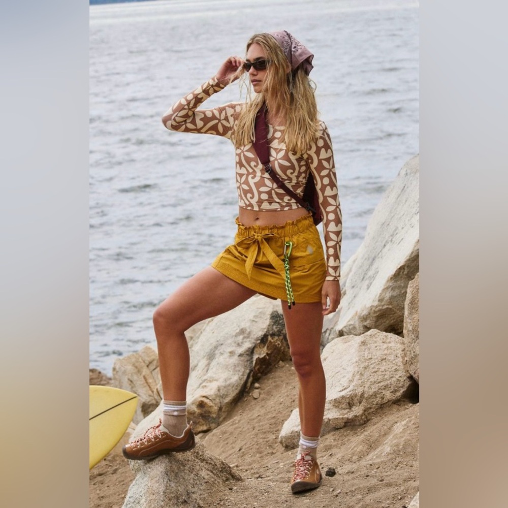 Free People Movement ~ In The Wild Skort ~ NWT Color ~ Ember Glow ~ XS